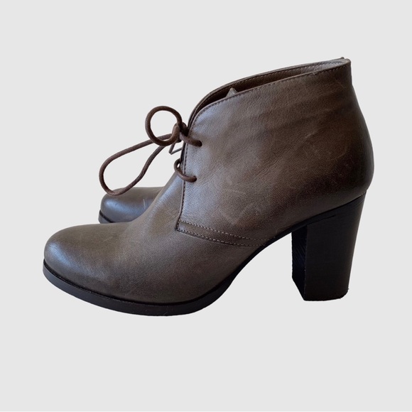 CORDANI ITALIAN LEATHER LACE-UP BROWN BOOTIES - Picture 15 of 15